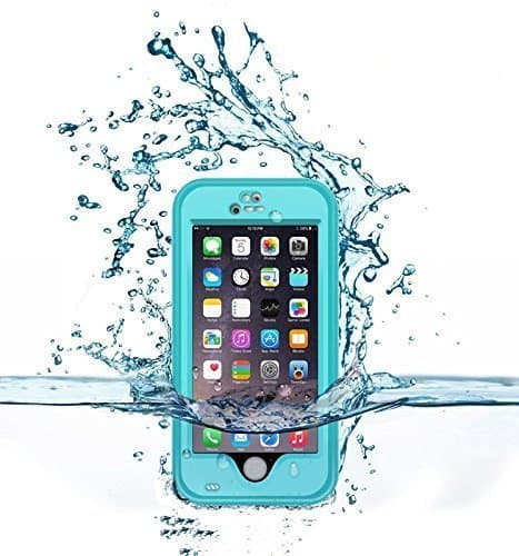 Waterproof Case for iPhone 6/6s, Bessmate Waterproof Shockproof SnowProof DirtProof Durable Full Sealed Protection Case Cover for iPhone 6/6S (Blue)