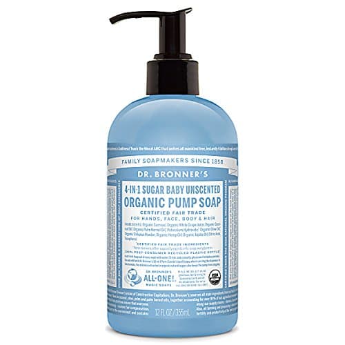 Dr Bronner'S | Pump Soap - Unscented | 1 x 355ml