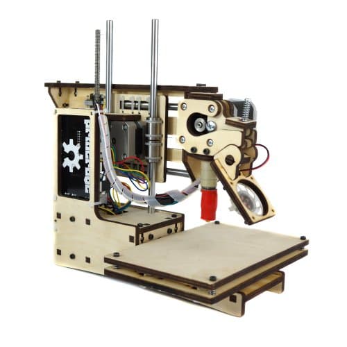 Printrbot Assembled Simple 2013 3D Printer, PLA Filament, 1.75mm Ubis Hot End, 4" x 4" x 4" Build Volume
