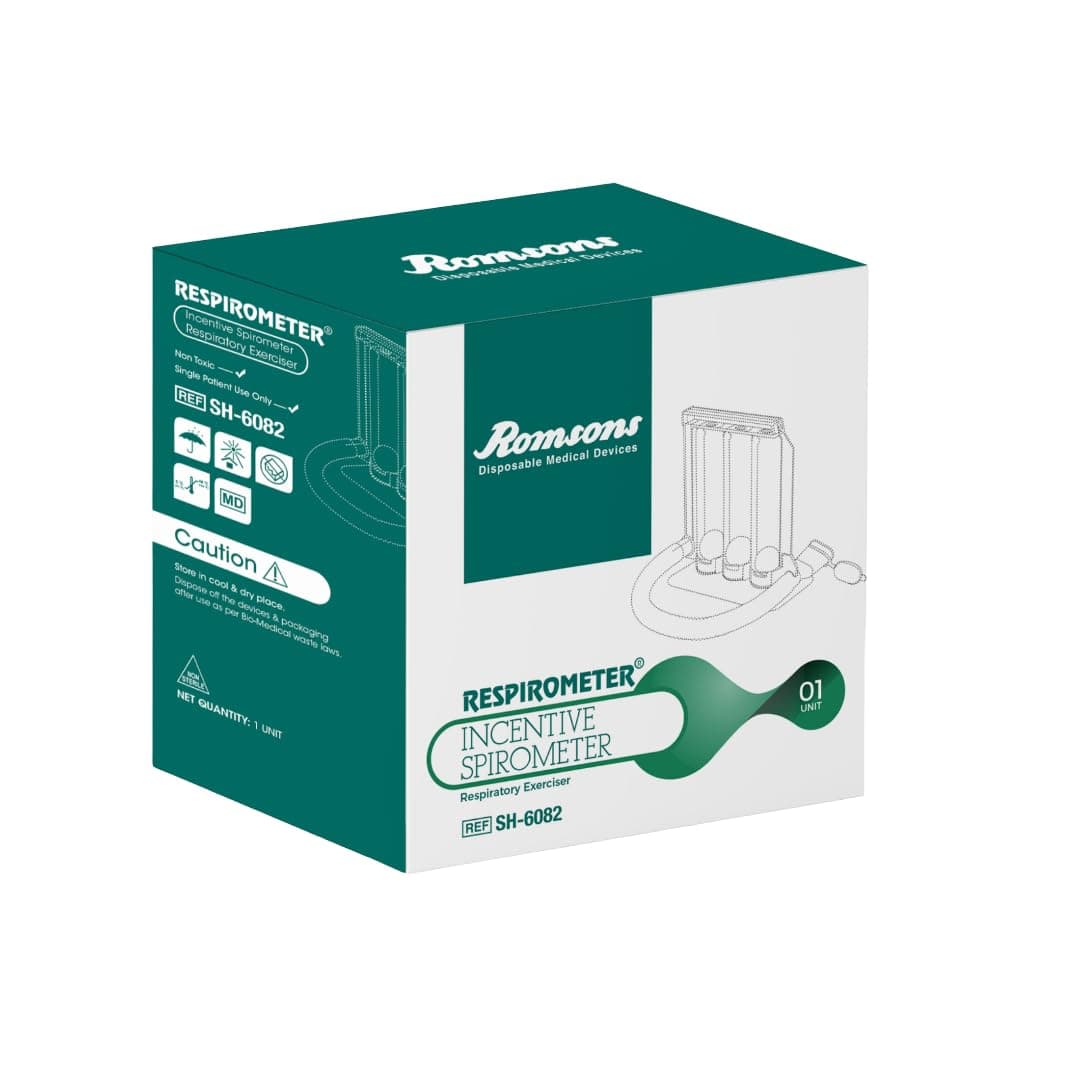 Respirometer Spirometer Deep Breathing and Lung Exerciser