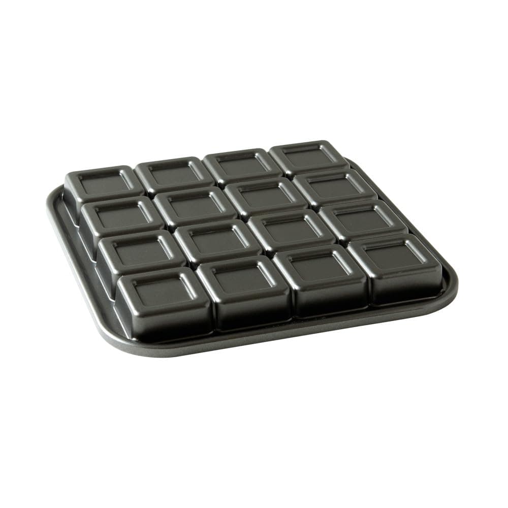 Nordic Ware Pro-Cast Brownie Bites Pan , Grey, 2" ,84624