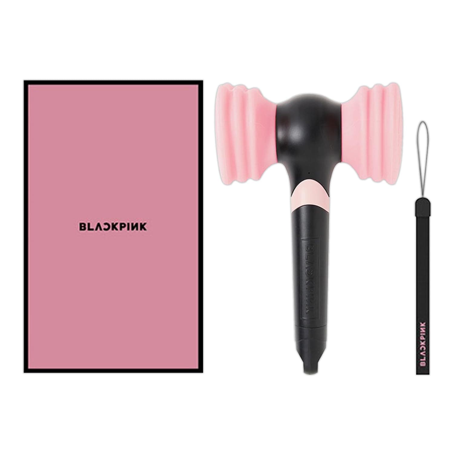 Official Lightstick Ver.2 (Bluetooth, 10M Range, Mood Modes, Pink, Party Occasion, YG Family Collection, Concert Use & Display)
