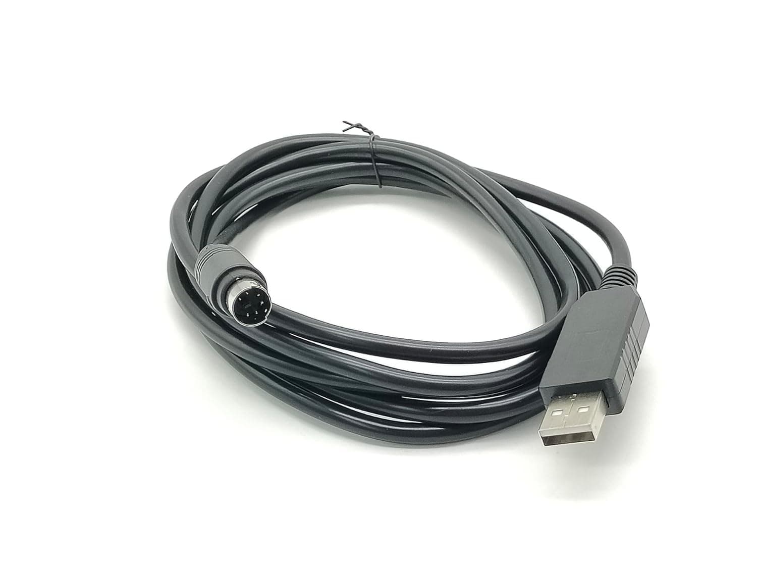 RIKYJIC USB2.0 to MINI DIN MD6 6-Pin INLINE ILC 200 IB/PAC RS232 Communication Cable 1.8M