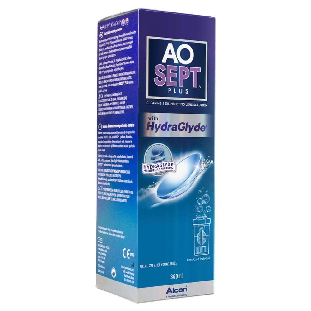 AO SEPT PLUS with Hydraglyde 360 ml with case