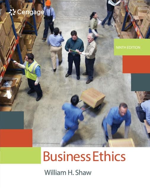 Business Ethics: A Textbook with Cases (MindTap Course List)