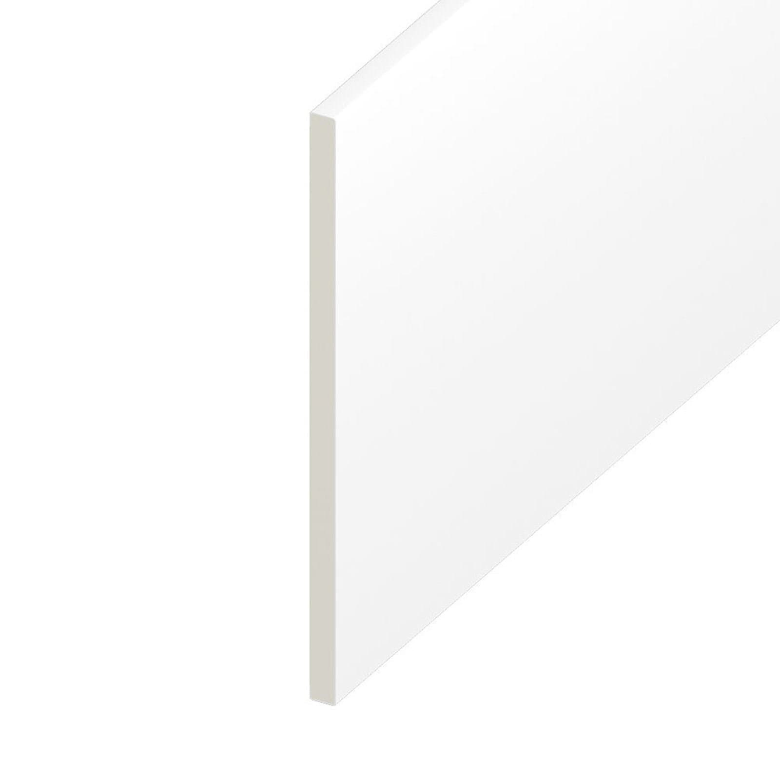 White, 400mm UPVC Flat Plastic Board/Soffit 9mm x 5m Length General Purpose Utility Liner