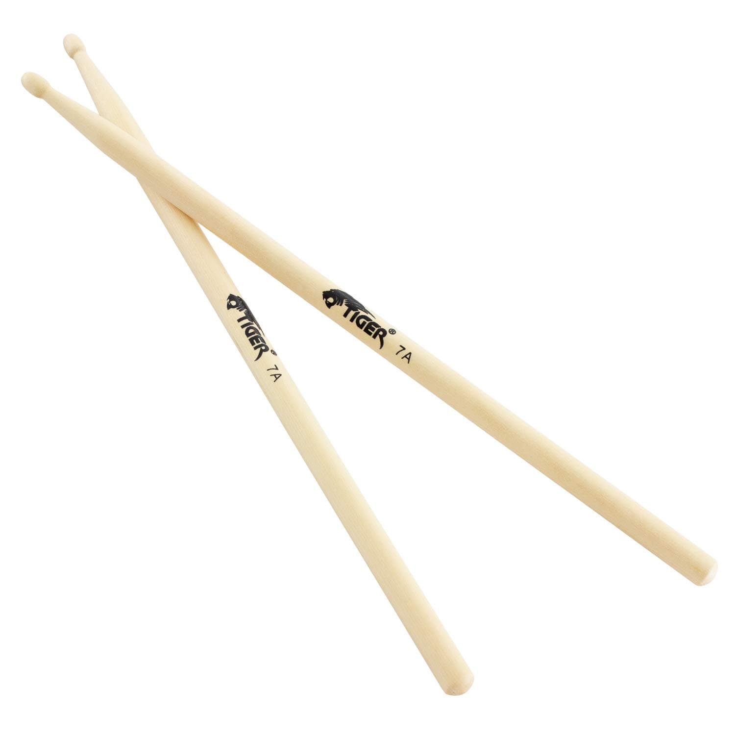 7A Maple Drumsticks with Wooden Tips