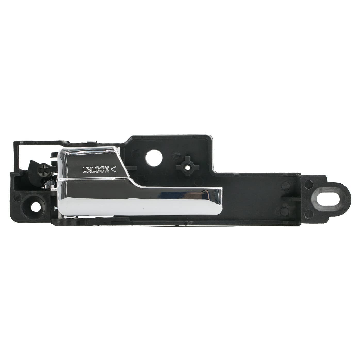 DEAL Front Driver Left Side Interior Door Handle, Compatible with 06-12 Ford Fusion 06-11 Mercury Milan 06 Lincoln Zephyr 07-12 Lincoln MKZ, Black Base Chrome Lever, Replaces ‎6E5Z5422601A 81702