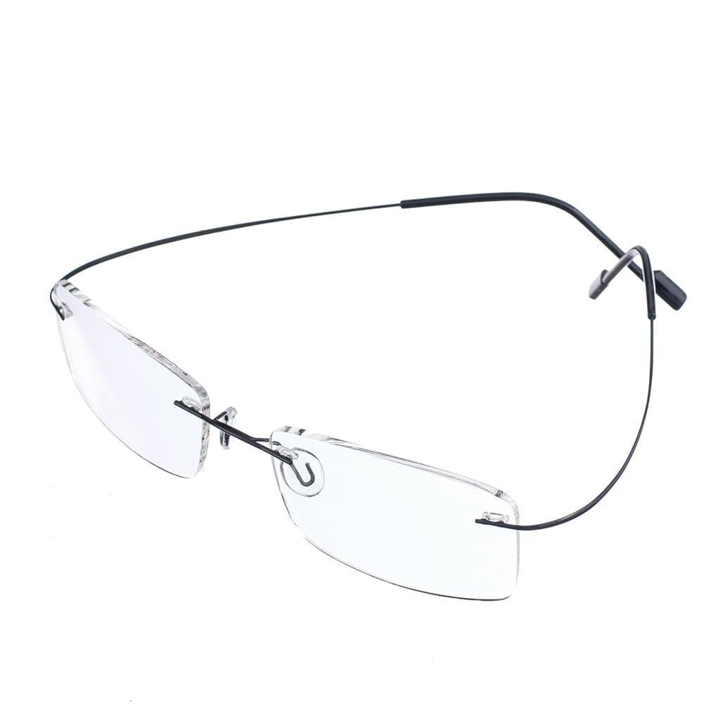 Super Light 100% Titanium Working Rimless Reading Glasses +0.50 To +6.00