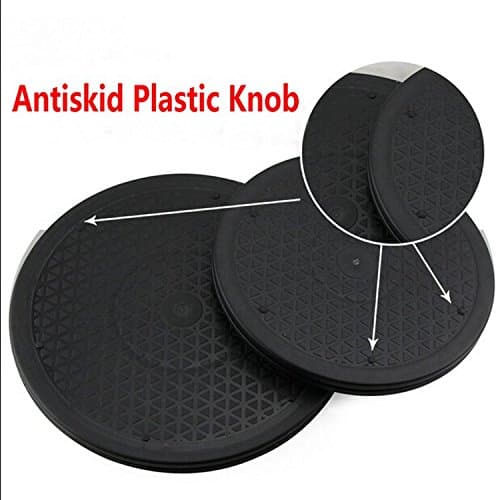 Quiet Solid Smooth HDPE Plastic Lazy Susan Turntable Bearing Clay Sculpture Pottery Swivel Plate 250MM Diameter Double Side Work