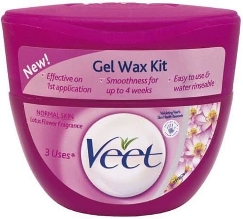 Reckits Veet Gel Wax Kit Normal 250Ml