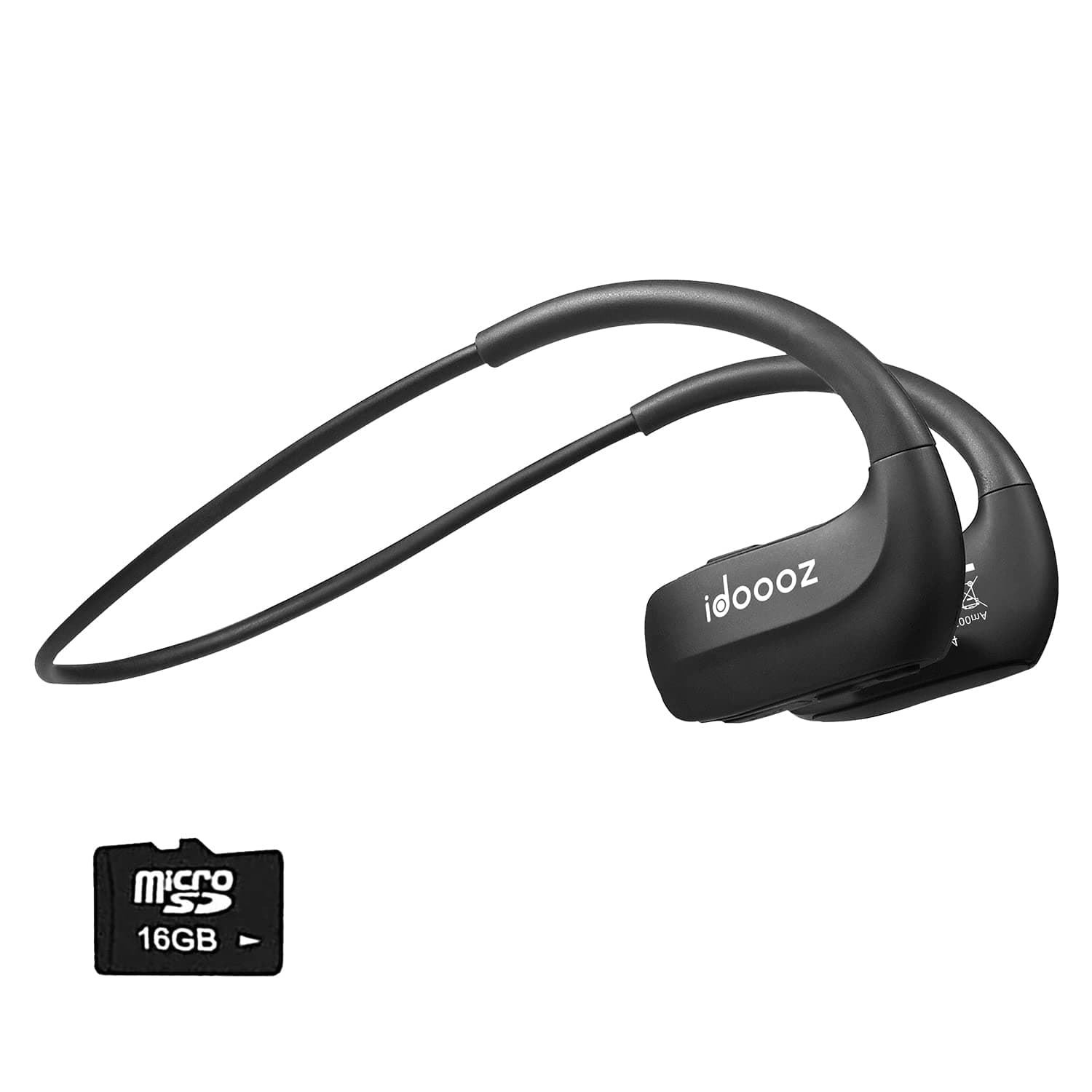 idooozMP3 Player with Bluetooth Built-in 16 GB Memory, Mp3 Player with Bluetooth Headphone, Wireless Bluetooth Headphone for Running Gym Jogging Sports, Lossless Sound Quality Walkman (All-in-One)