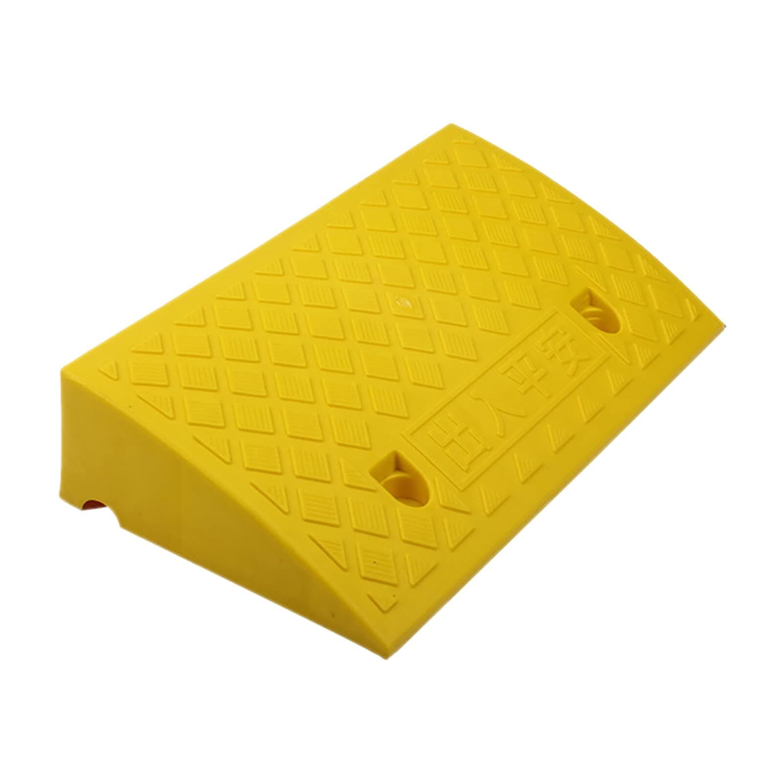 Grade Loading Dock Rubber Curb Ramp Portable Lightweight Plastic Curb Ramps Heavy Duty Plastic Threshold Ramp Set for Driveway, Loading Dock, Sidewalk, Car, Truck, Scooter, Bike, Motorcycle, Wheelchai