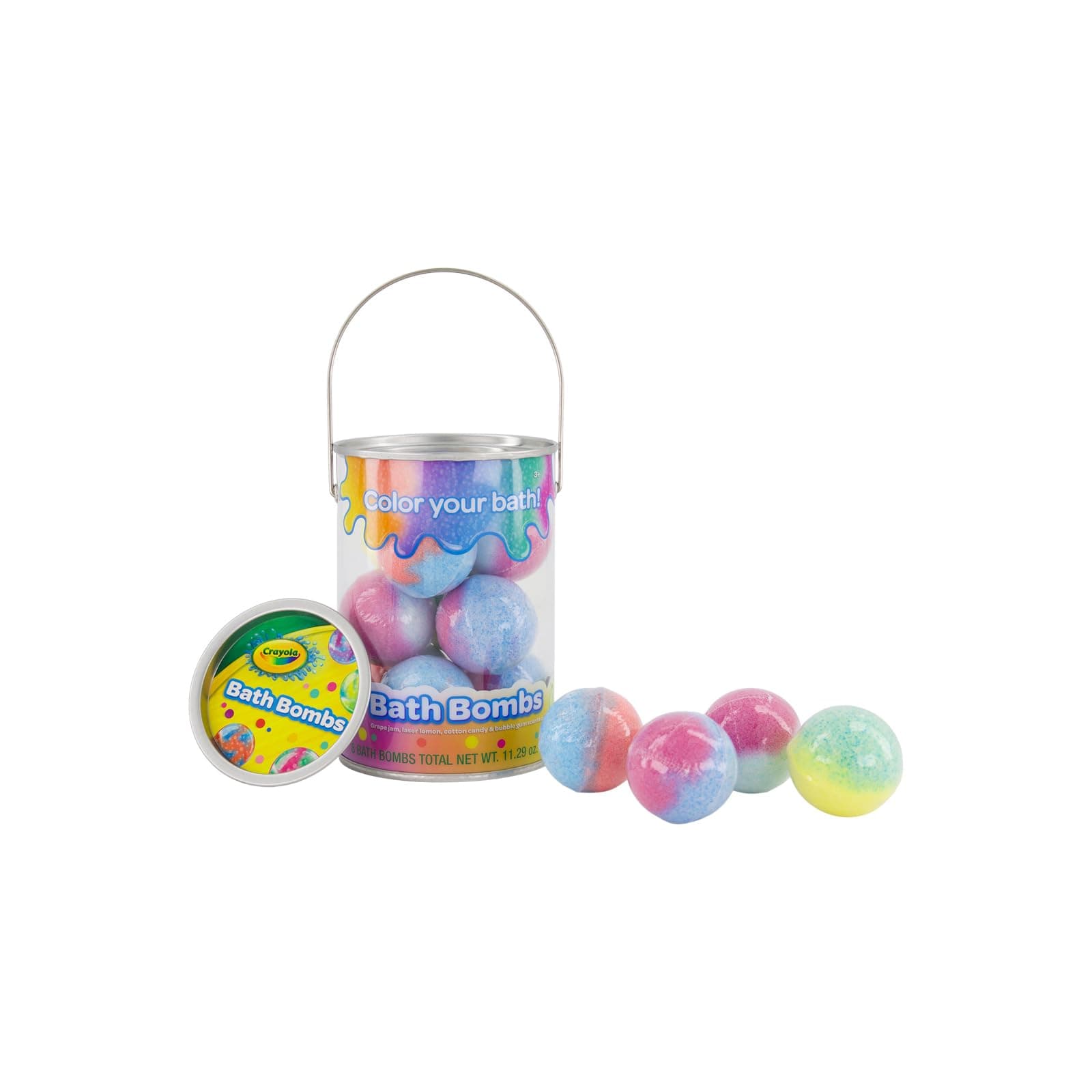 Crayola Bath Bombs Bucket 8 Count