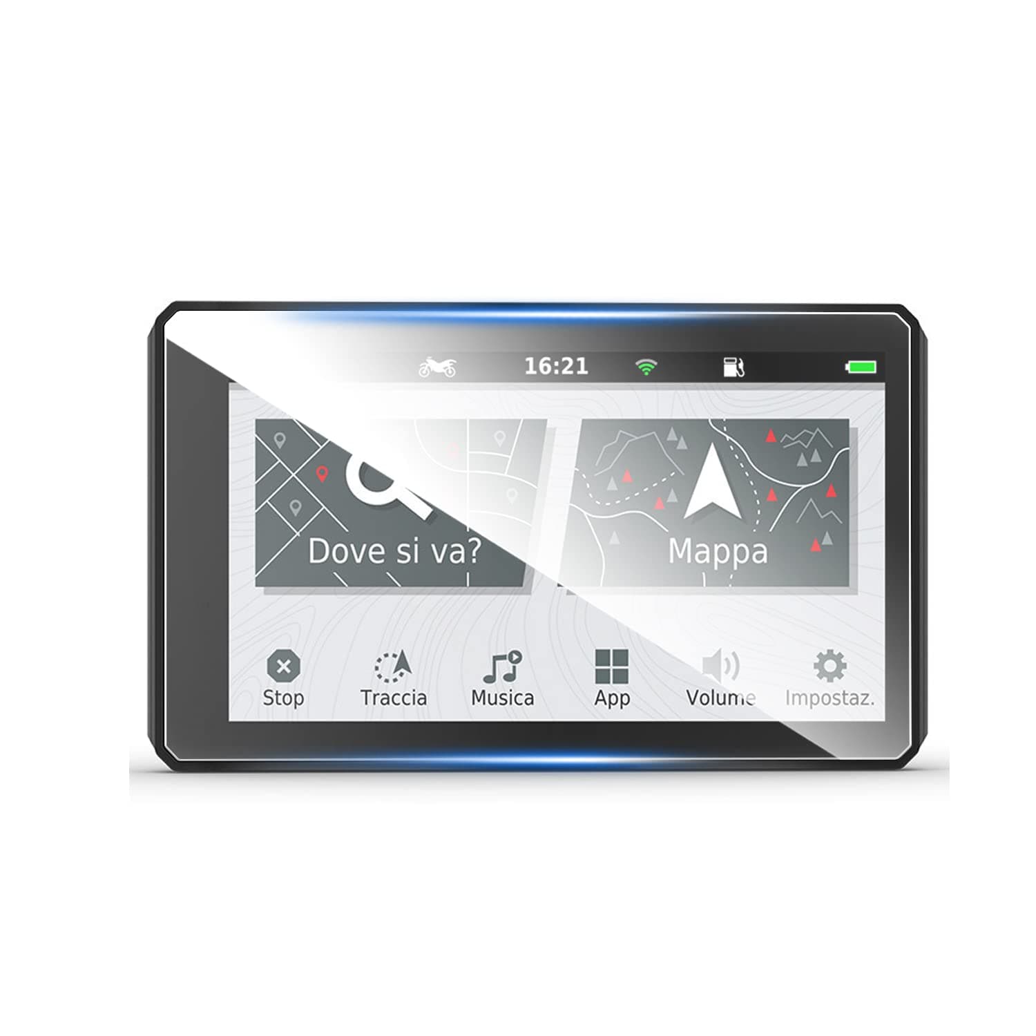 Screen Protector for Garmin Zumo XT 5.5-in Touchscreen Motorcycle Handheld GPS Navigation Garmin Zumo XT Accessories,9HD Anti-glare Bubble Free Tempered Glass