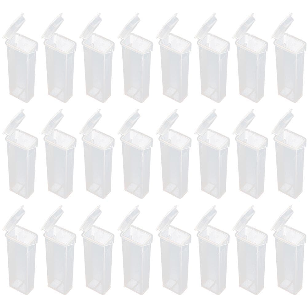 50pcs Slide Box Plastic Slide Holder Holder for Staining Pathological Storage Case Glass Polyethylene Braces Slides Pp. Plastic Box White Microscope