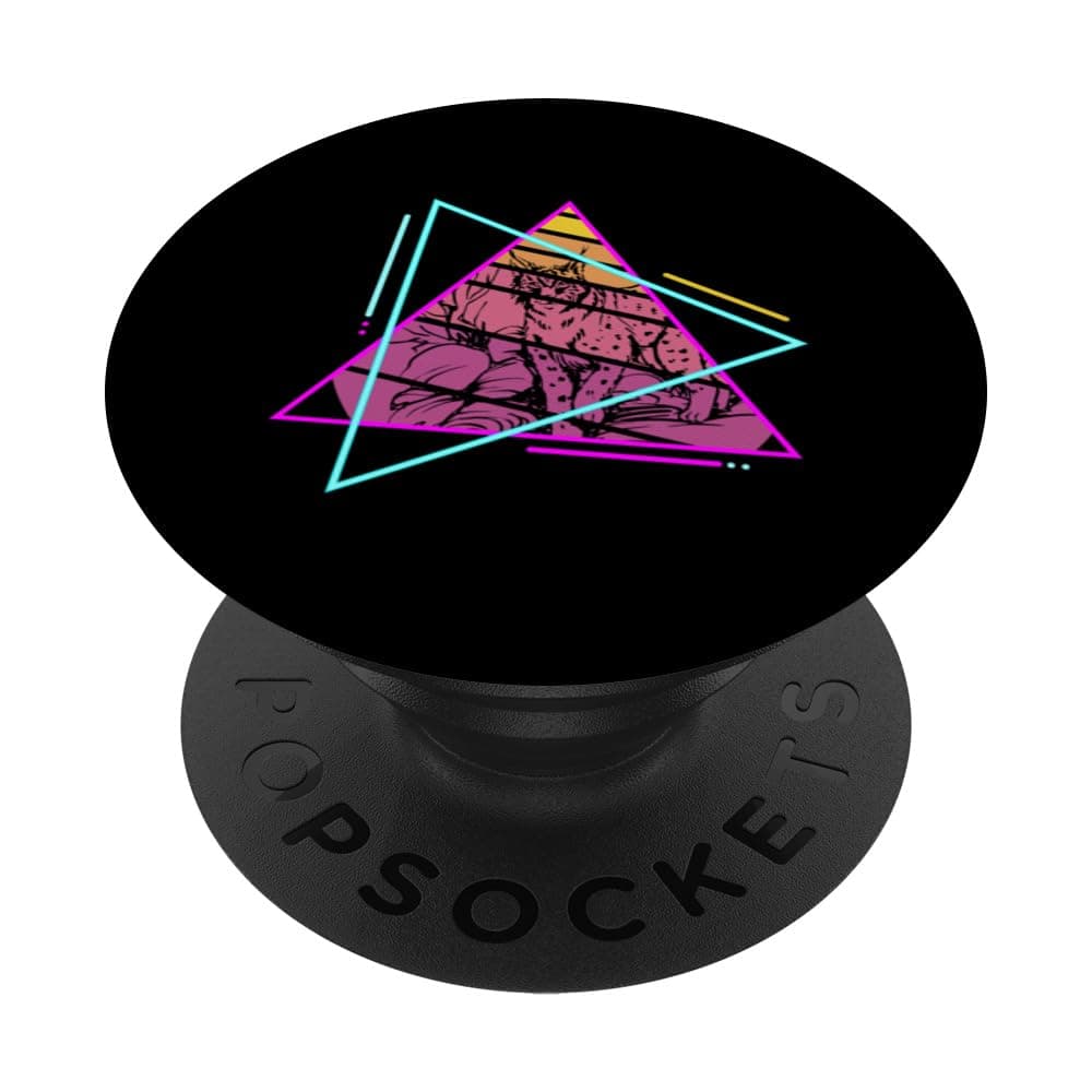 Retro Lynx Lynxes PopSockets Swappable PopGrip