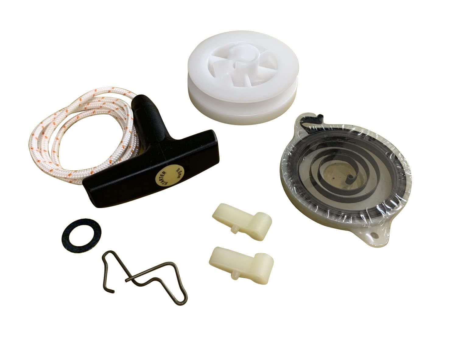 ENGINERUN Pull Start Cord Recoil Starter Rope Rotor Rewind Spring Pawl Repair Kit Compatible with Stihl 066 MS660 Chainsaws Parts Replaces 1122 190 0605, 1122 195 0400