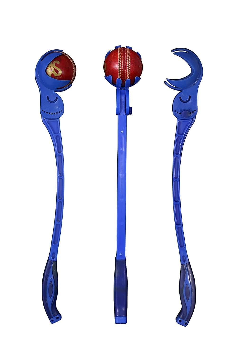 AS Pro-Grade Cricket Sidearm Ft Ball Thrower - Essential Training Equipment for Precision Batting Practice, Speed, and Reflex Development in Cricket - Adjustable Design for Varied Skill Levels (Blue)