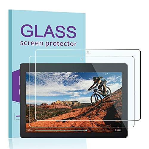 JBAO [2-Pack] Direct for Lenovo TAB E10 (TB-X104F) Screen Protector, [Scratch Resistant][Anti-Fingerprint][Bubble Free][Ultra Clear] 9H Hardness Tempered Glass for Lenovo TAB E10