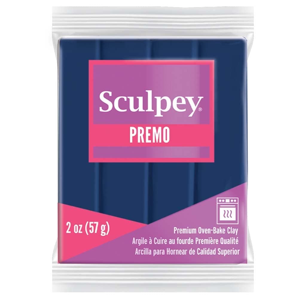Polyform Sculpting Clay Premo, Navy, 2oz