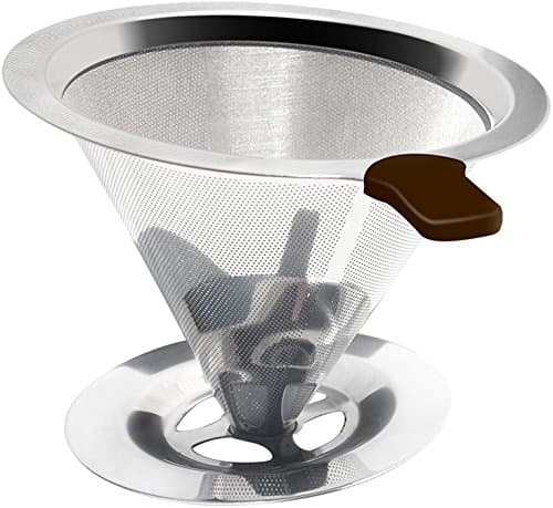 Single Cup Coffee Brewer - Drip Coffee Maker - By Mixpresso Coffee (Stainless Steel)