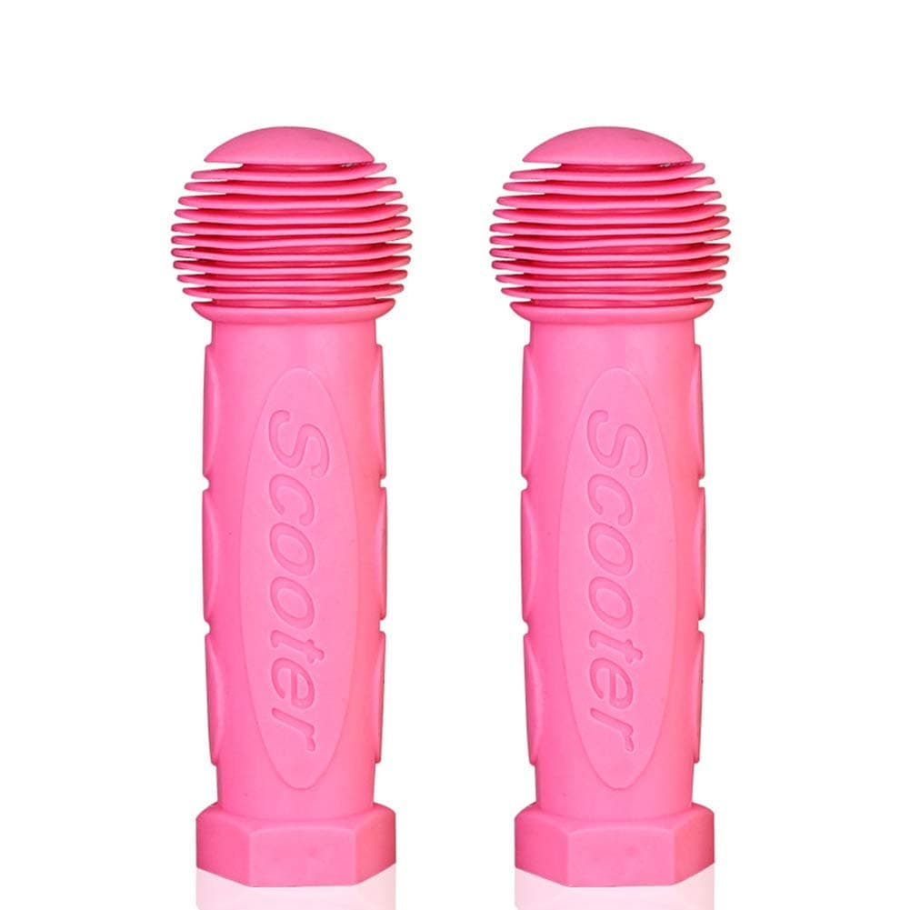 WYK A Pair Rubber Scooter Handle replacement grip for Mini or Maxi Micro Scooter (light pink)