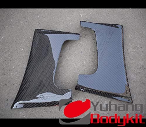 Mudguards Front Fender Addons (pair) Varis Style CF For Lancer Evolution Evo 7 8 9 Carbon Fiber