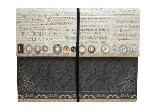 Punch Studio Expandable Accordion File, Charming by Punch Studio