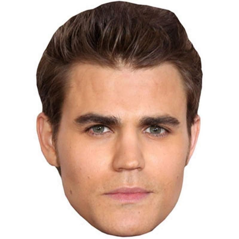 Paul Wesley A4 2D Cardboard Mask Actor
