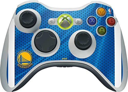 Skinit Decal Gaming Skin Compatible with Xbox 360 Wireless Controller - Officially Licensed NBA Golden State Warriors Jersey Design