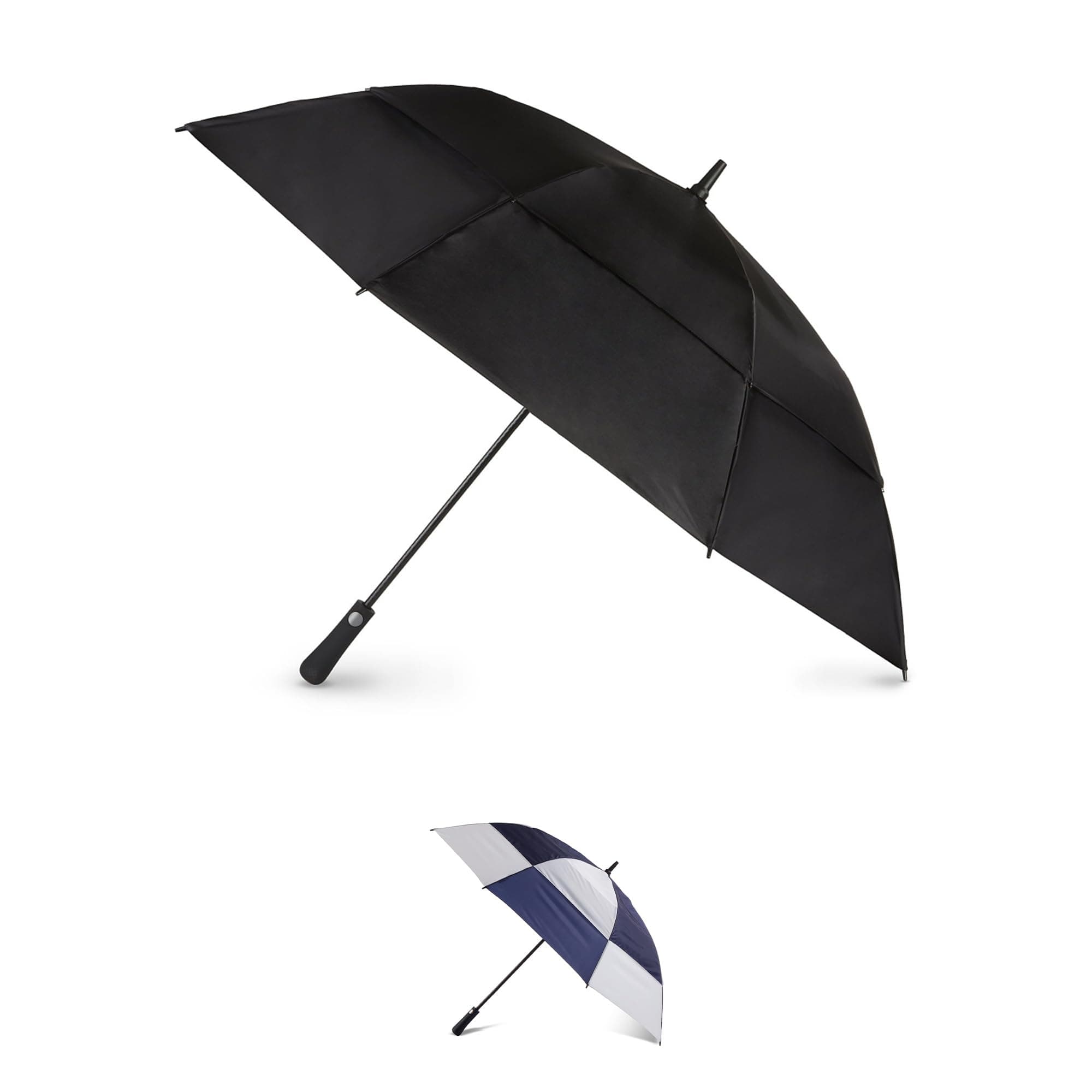 Auto Open Large Vented Windproof Golf Umbrella with UV and Water Repellent Protection
