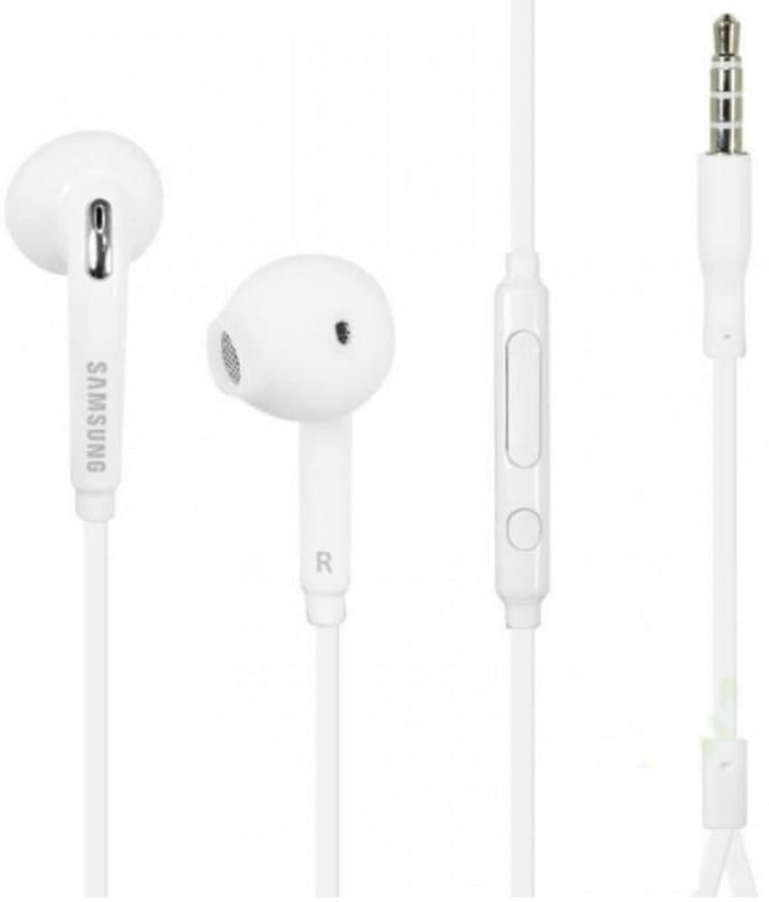 Wired Headset Earphone for 3.5mm Jack - White