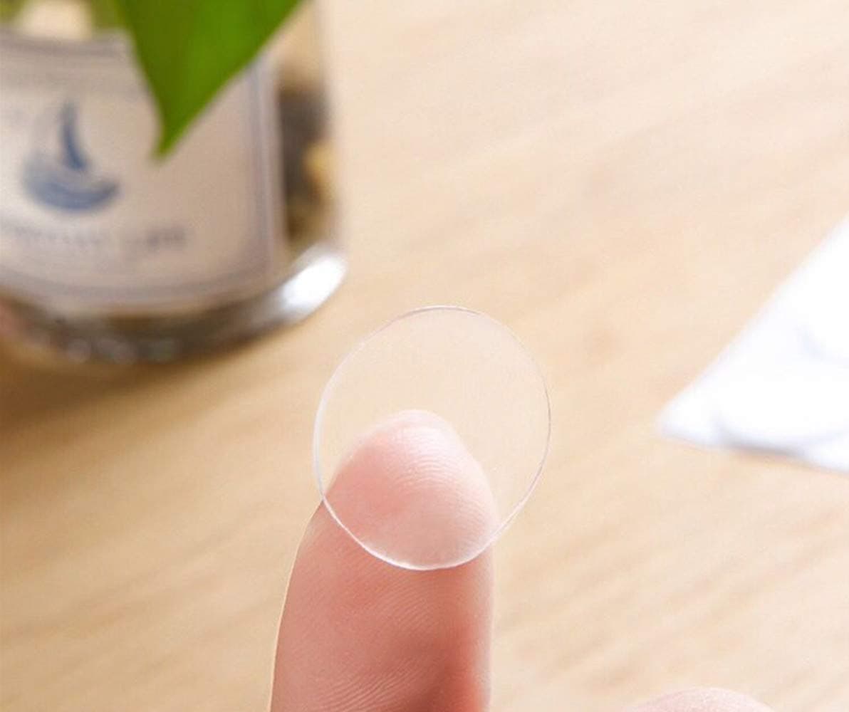 OYEAA Pop Up Adhesive Dots Double Sided Mounting Tabs Round Sicky Pads Foam Tape Sticky Suction Tab Perfect for Dashboard Toys, Windshield, GPS, Tiles, Walls