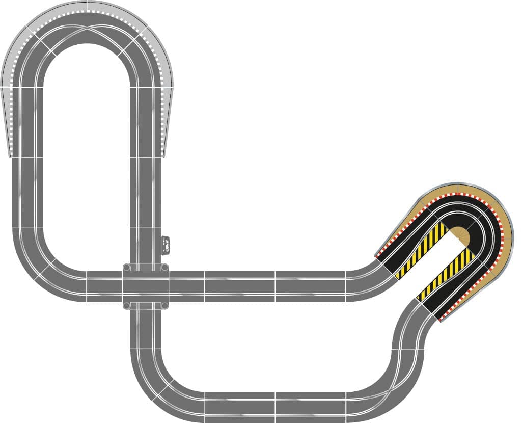 Hairpin Curve Track Accessory Pack, Black