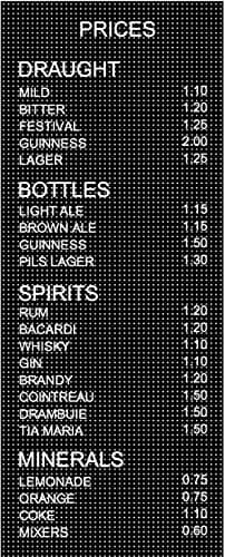 308 x 764mm Black Framed Peg Board