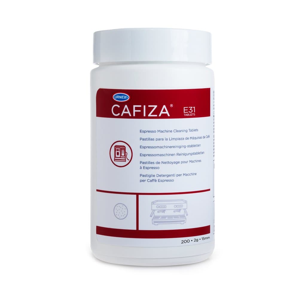 URN1201 Cafiza Espresso Machine Cleaning Tablets, White