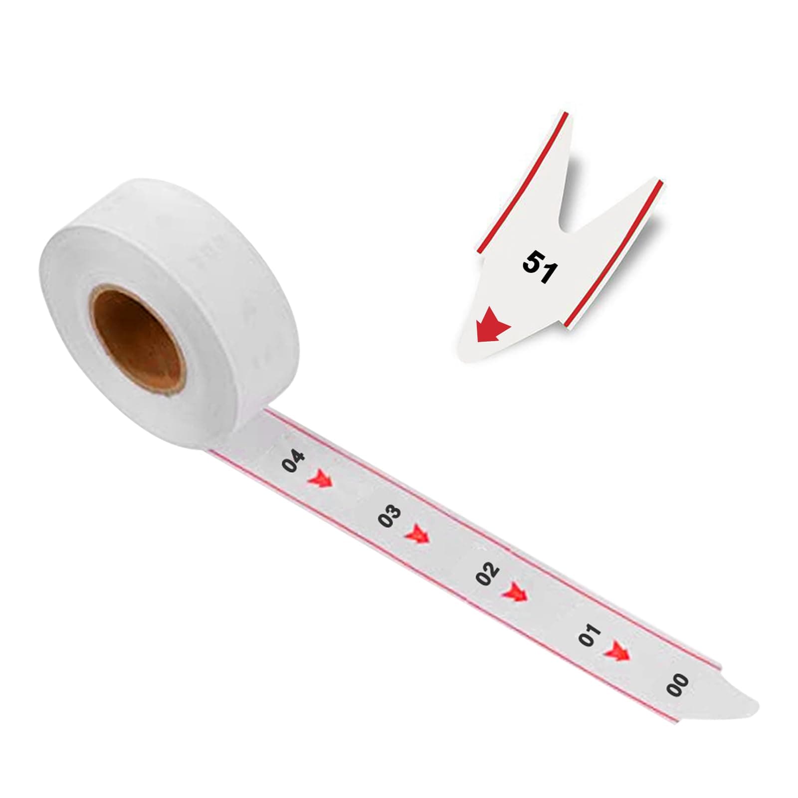 Take a Number Tickets Number Pull Tab Tickets Turn O Matic Tickets for K-T Ticket Number Dispenser 3000 Tickets Per Roll Queue Number from 00-99 2-Digit White