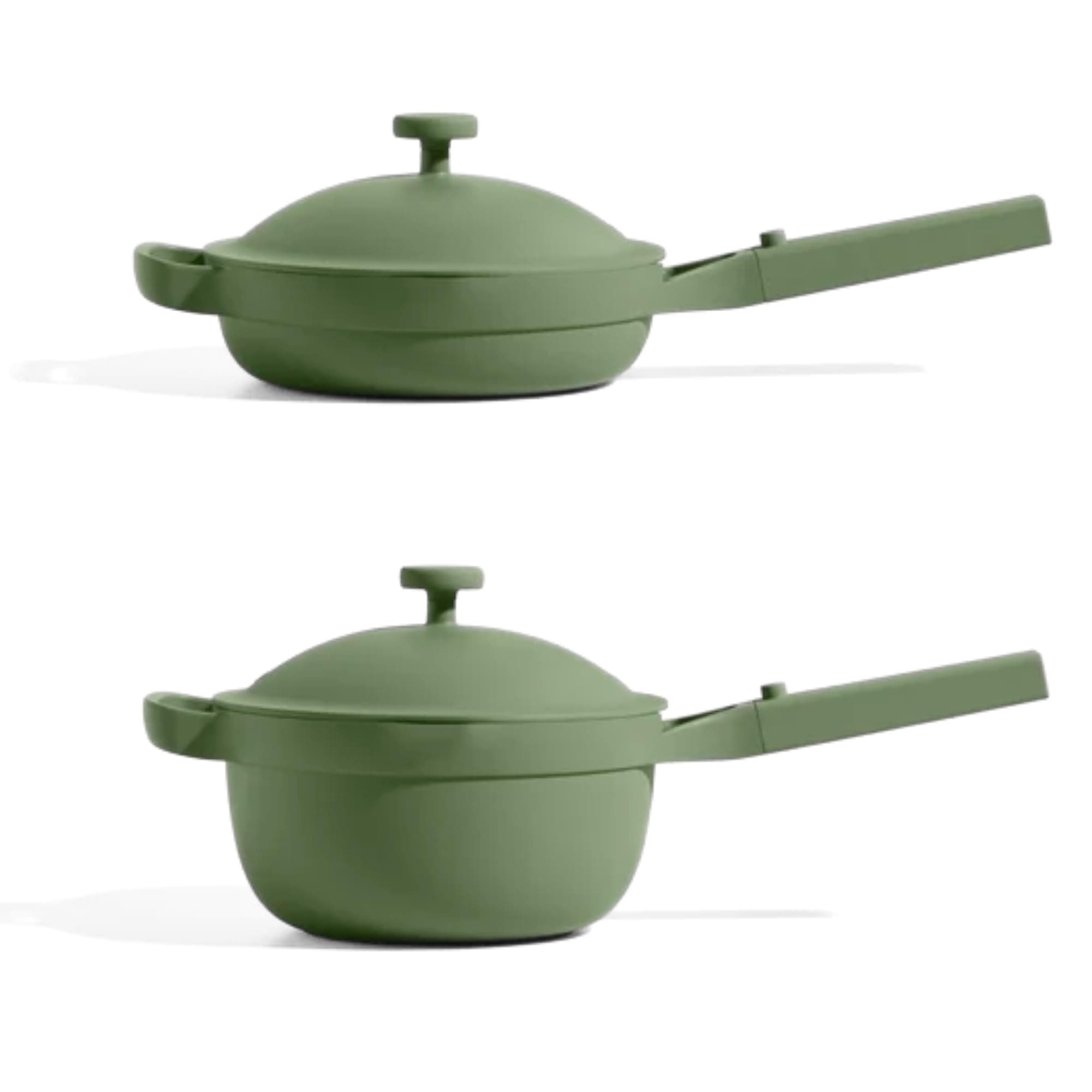 Our Place Mini Cookware Duo | 6-Piece Ceramic Cookware Set with Mini Always Pan & Mini Perfect Pot | Induction & Oven Safe up to 450°F | Nonstick, PFAS-Free Non-Toxic Cookware | Sage