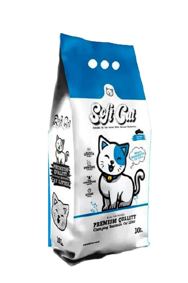 White Bentonite Cat Litter Carbon Effect 5LT