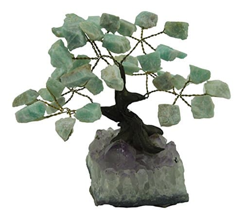 CARLIN Gifts Amazonite Gemstone Tree - S - 3" H