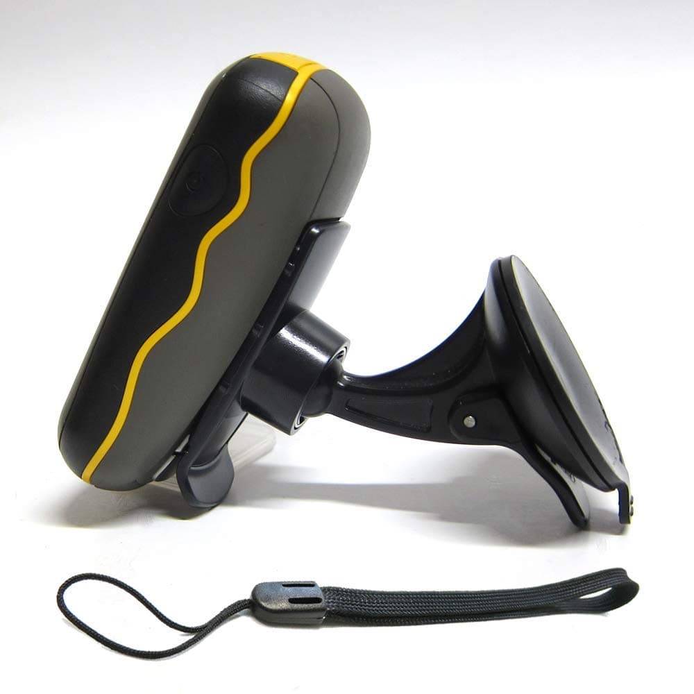 Ramtech Car Windshield Suction Mount Holder for Garmin Oregon 200 300 400t 400i 400c 450 450t 550 550t 600 600t 650 650t 700 750 750t Handheld GPS + Bonus Free Wrist Strap - SCH