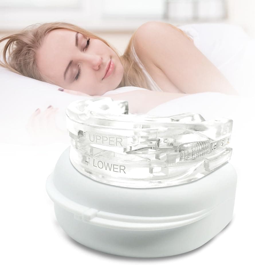 Anti Snoring Devices, Sleep Apnea Devices, Snore Stopper Effectively Solves Sleep & Snoring, Dental Lab Approved Protect Dental Health, Adjustable Snoring Aids for Men/Women