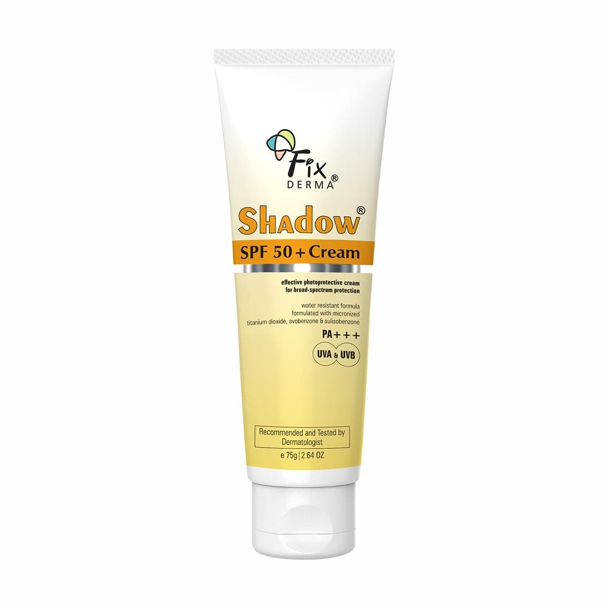 Shadow SPF 50+ Cream | Sunscreen for Face | Sunscreen SPF 50 | Skin Sun Protection | Broad Spectrum Sunscreen for UV Protection Suitable for All Skin Types - 2.64 Fl Oz
