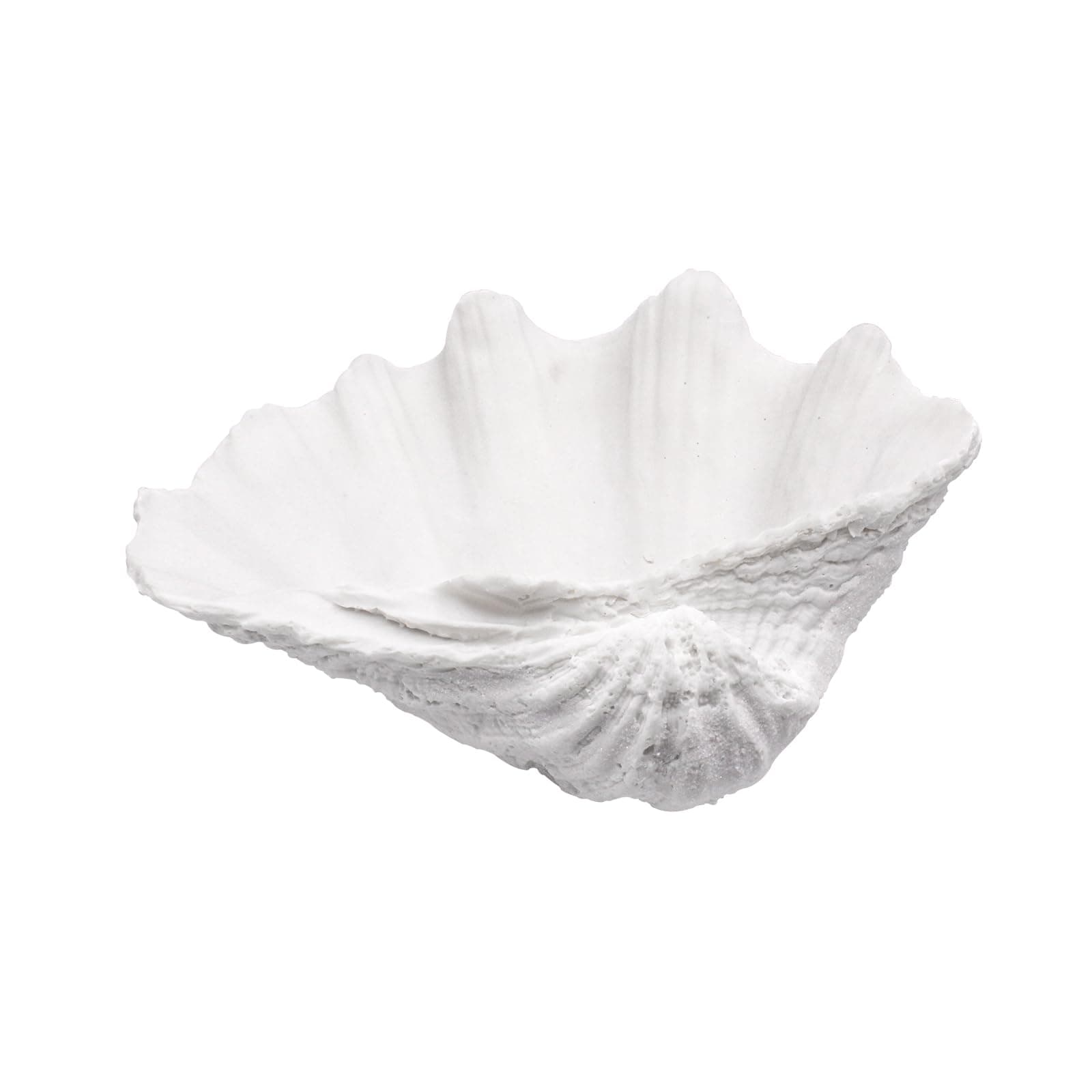 Seashell Bowl Resin Large Clam Shell Decor Nautical Clam Shell Bowl Coastal Beach Home Decor Bathroom Decor Beach Themed Party Wedding Seashell Figurine Gift