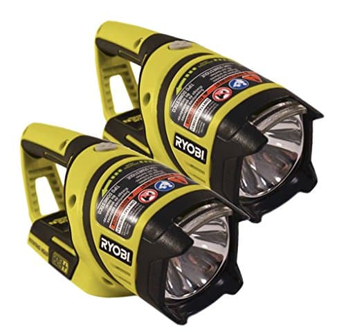 Ryobi P704 (Two Pack) 18-Volt One Plus Lithium Ion Work Light (Battery and Charger Not Included)