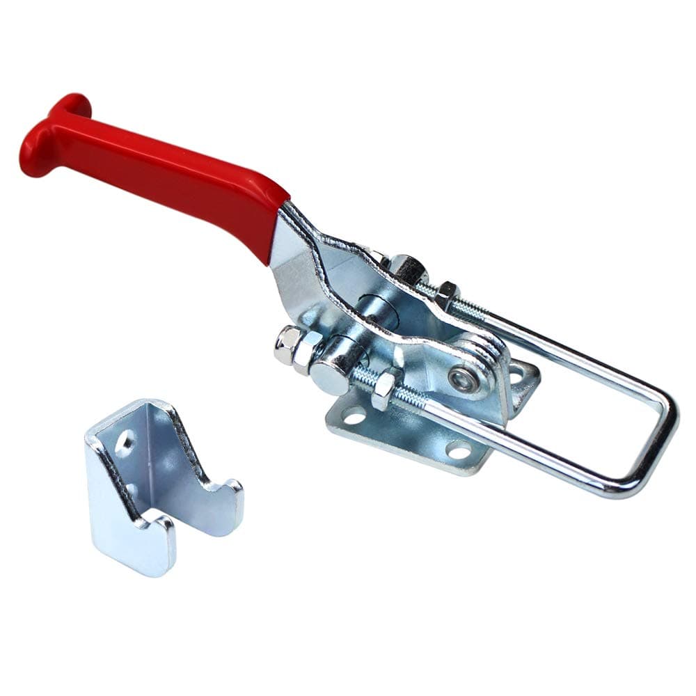 Adjustable Toggle Clamp, 1Pack 2000lbs Holding Capacity Heavy Duty 40341 Style Toggle Latch Hasp Clamp