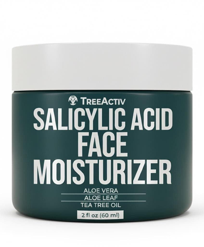 TreeActiv Acne Eliminating Face Cream | Tea Tree Moisturizing Formula for Balanced, Fresh-Looking Skin | Suitable for Sensitive Skin | For Adults and Teens | 2 fl oz