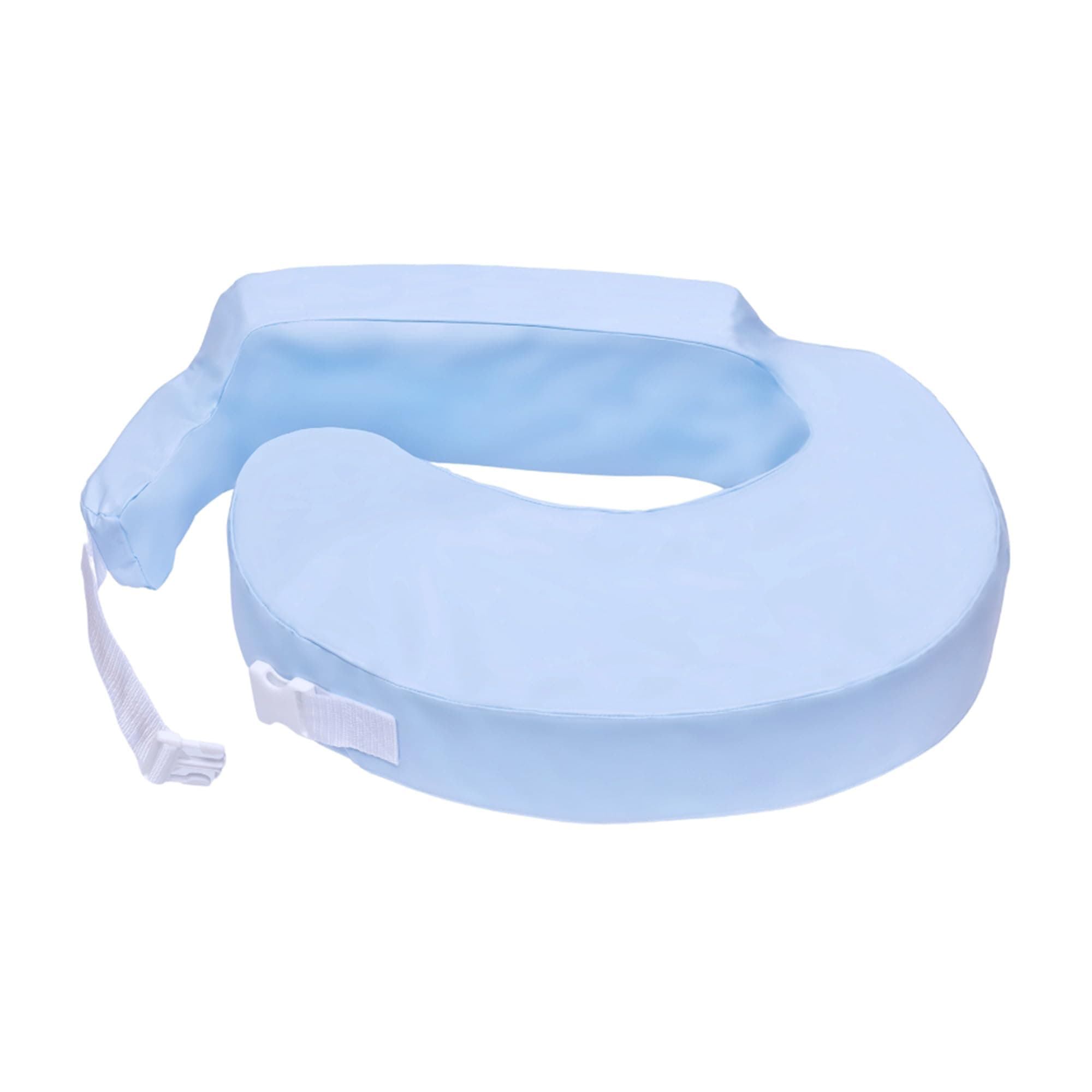 None Professional Nursing Pillow - Vinyl,Blue,Adjustable