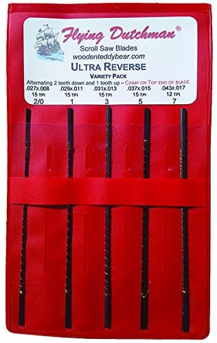 Ultra Reverse Five Dozen Pinless Scroll Saw Blade Variety Pack
